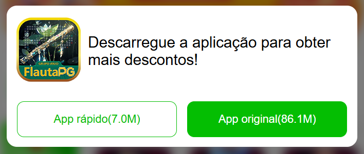 APP oficial da flautapg.com para mobile